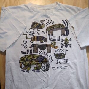 Vintage Wildlife Safari Tribal Animal Art Winston Oregon T-Shirt